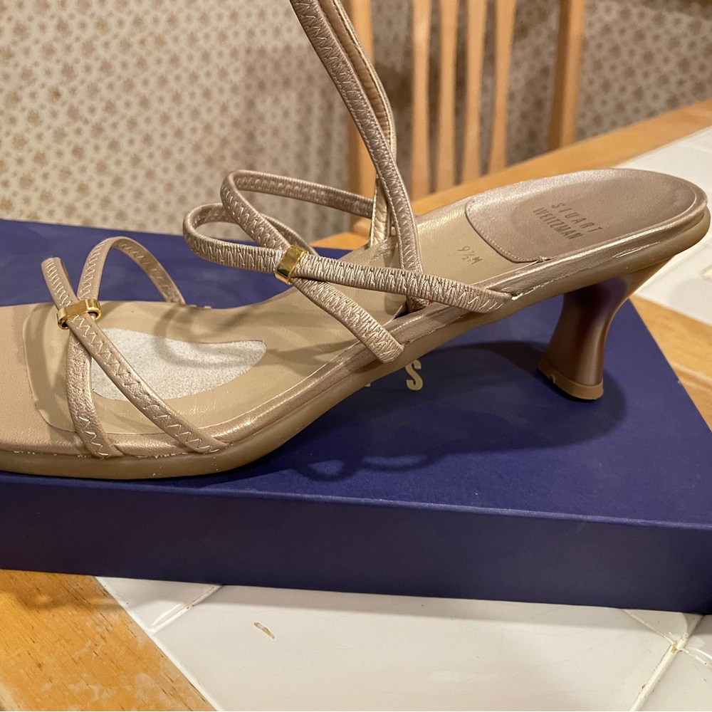 Beige Kitten Heels